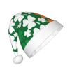 Augenstern Christmas Hat Patricks-Day-Irish-Flag Xmas Hat Unisex Santa Hat view 2