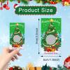 60 Pieces Christmas Scratch Off Cards Stickers Christmas Party Games Christmas Blank Gift Certificate for Festive Raffle Tickets 3.5 x 2.1 inch Christmas Christmas Tree Party Favors Games Supplies view 2
