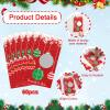 60 Pieces Christmas Scratch Off Cards Stickers Christmas Party Games Christmas Blank Gift Certificate for Festive Raffle Tickets 3.5 x 2.1 inch Christmas Christmas Ball Party Favors Games Supplies view 3