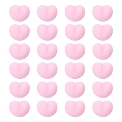 24PCS Cute Miniature Soft Squeeze, Peach Funny Novelty Squishies, Animal Peach Ball Squishy, Tiny Stress Reliever & Tricky Sticker Gifts for Adults in Party Favors, Birthday, Stress Relief