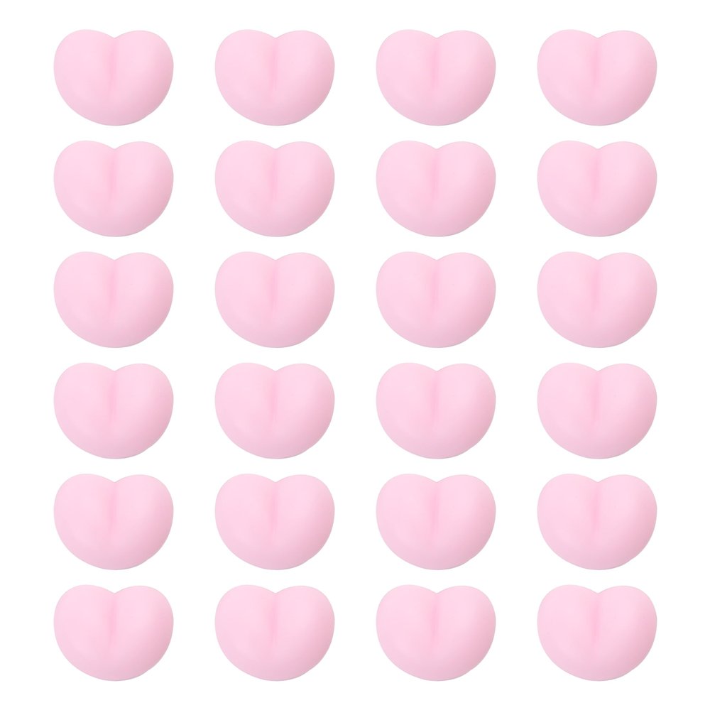 24PCS Cute Miniature Soft Squeeze, Peach Funny Novelty Squishies, Animal Peach Ball Squishy, Tiny Stress Reliever & Tricky Sticker Gifts for Adults in Party Favors, Birthday, Stress Relief