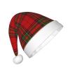Augenstern Christmas Hat Red-Scottish-Pattern Xmas Hat Unisex Santa Hat view 2