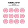 12pcs Caps Fits 24mm for Mechanical Push Buttons, Clear Keycaps Press Covers, Compatible for Cherry, for TTC, for Cross Switches (Pink) view 2