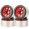 RZXYLRC 4PCS 1.9 Inch Beadlock Wheel Hub Rim Rims Aluminum Alloy for 1/10 TRX4 TRX6 Axial SCX10 D90 SCX10 II III AXI03007 GRT EX86190 RC Crawler Upgrade (B) view 1