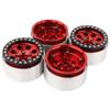 RZXYLRC 4PCS 1.9 Inch Beadlock Wheel Hub Rim Rims Aluminum Alloy for 1/10 TRX4 TRX6 Axial SCX10 D90 SCX10 II III AXI03007 GRT EX86190 RC Crawler Upgrade (B) view 2