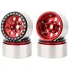 RZXYLRC 4PCS 1.9 Inch Beadlock Wheel Hub Rim Rims Aluminum Alloy for 1/10 TRX4 TRX6 Axial SCX10 D90 SCX10 II III AXI03007 GRT EX86190 RC Crawler Upgrade (B) view 3