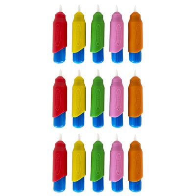 15 Multi-Color Aqua Brushes, Paint with Water Brush set, Replacement Water Doodle Wow Pens by Kanga Toys for Drawing Books or Magic Mats, for Kids Ages 3+