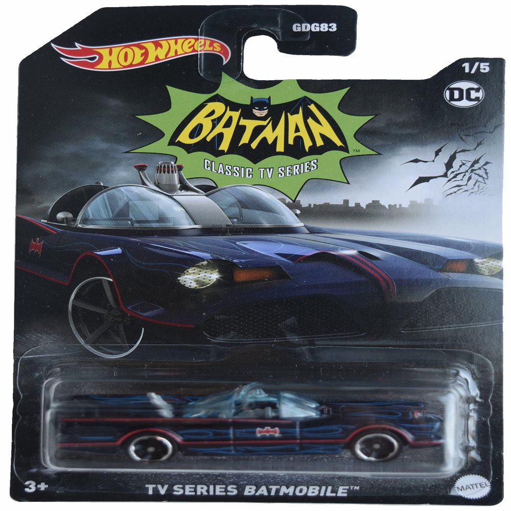 Hot Wheels TV Series Batmobile, Batman Classic TV Series 1/5