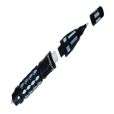 LEXiBOOK - Spy Mission, Spy Pen with Invisible Ink to Write Secret Messages, UV decoding Lights and Secret Compartment, Black, RPSPY02