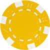 50 Piece Poker Chips Casino Counting Game Chips, Plastic Coloured chip Coins Texas Hold'em Black Jack Games Cards for Playing Game Family Friends Party (Size : 50PCS Yellow) view 1