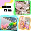 100 Pcs Quick Link Balloons Black 6 inch, Latex Linking Balloons for Balloon Wall/Arches/Chains, Birthday Party Wedding Anniversary Graduation Arch Party Decor (black) view 4