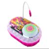 eKids Trolls Band Together DJ Party Mixer Turntable Toy with Built in Microphone for Kids, for Fans of Trolls Toys for Girls view 2