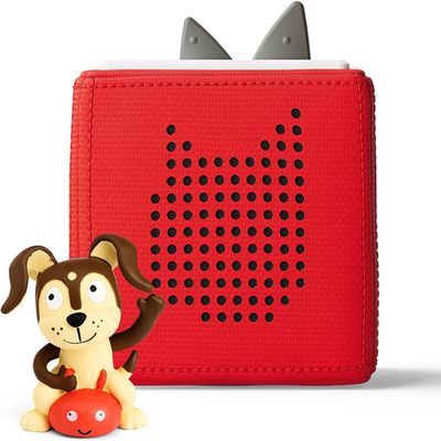 Toniebox 1 Audio Player Starter Set with Bilingual Playtime Puppy - Red [Canada Version]