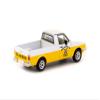 Caddy Pickup Truck White and Yellow Moon Equipment Co. - Mooneyes Collab64 Series 1/64 Diecast Model Car by Schuco & Tarmac Works T64S-013-ME1 view 2