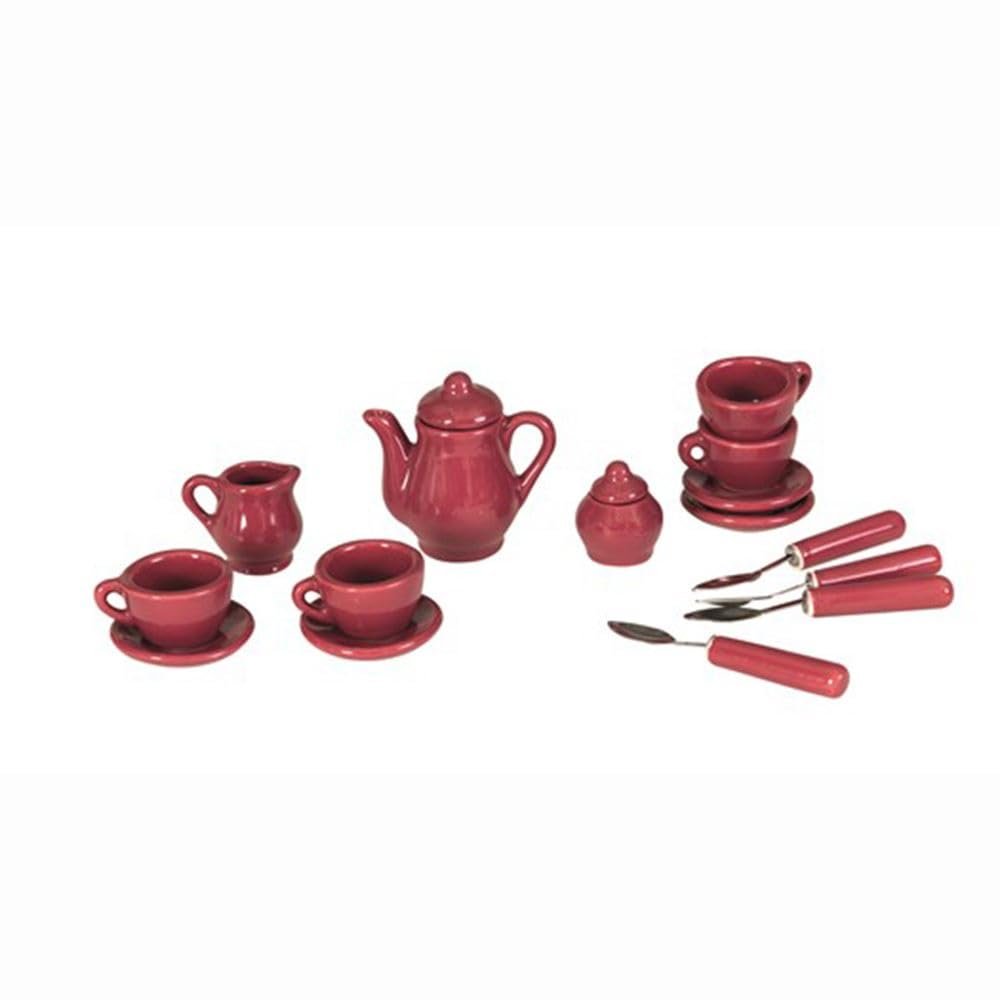 EGMONT TOYS Porcelain Tea Set for Doll Mummy and Daddy Doll Tableware