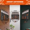 Swooc Games - Low Post Lineup | Wall Mounted Giant Basketball 4 In A Row w/ 5+ Games | Basketball Hoop For Room Wall Games | Game Room Games | Mini Basketball Hoop Indoor Connect | Four In A Row Game view 3
