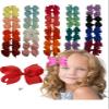 20pcs 6-inch Hair Bows Ribbon Alligator Clips Hair Accessories for Little Girl Toddler Infant Kids Teens Children (6-INCH Multicolor) view 1