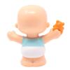 Replacement Part for Fisher-Price Little People Snuggle Twins Playset - GKP68 ~ Replacement Twin Boy with Blonde Curl in Blue Shirt with Bear Figure view 3