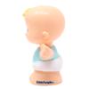 Replacement Part for Fisher-Price Little People Snuggle Twins Playset - GKP68 ~ Replacement Twin Boy with Blonde Curl in Blue Shirt with Bear Figure view 4