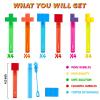Building Blocks Party Favors,24Pcs Building Blocks Bubble Wands for Kids,Cute Bubble Wand for Birthday Party Supplies,Classroom Prizes Pinata Goodie Bag Stuffers Gifts view 3