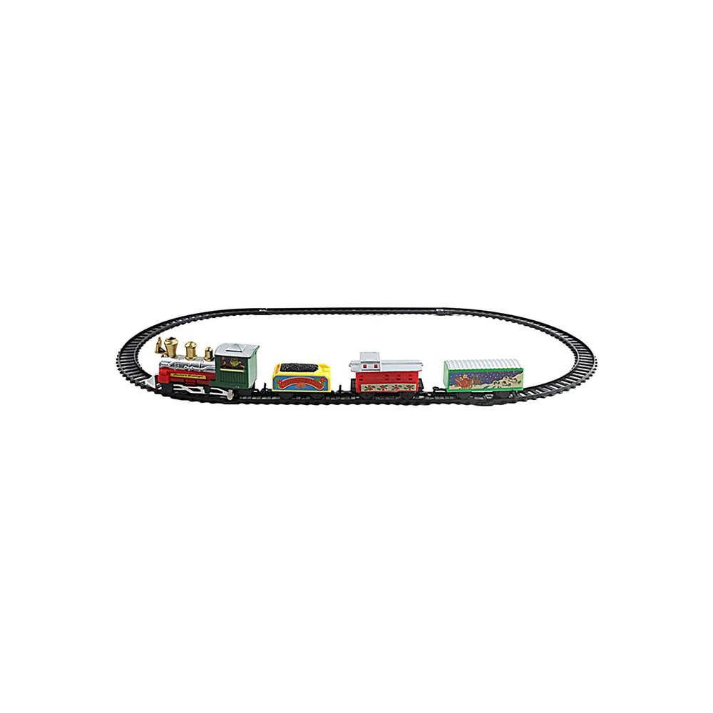 B Baosity Electric Train Set, Kid Train Playset Toy, Christmas Tree Decors for 4~7 Birthday Gifts