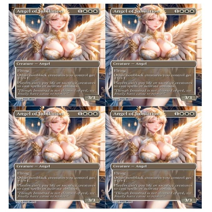 4x | Angel of Jubilation | Anime | Full Art | Foil or Non-Foil (Non Foil)