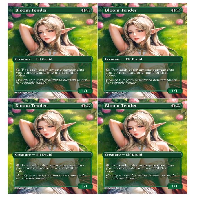 4x | Bloom Tender | Anime | Full Art | Foil or Non-Foil (Non Foil)