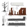 BMC CTS Estate Ruins Destroyed Mansion - 13pc Plastic Figure Playset Accessories view 2