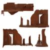 BMC CTS Estate Ruins Destroyed Mansion - 13pc Plastic Figure Playset Accessories view 3