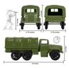 TimMee Plastic Army Men Trucks - OD Green M34 Deuce and a Half Cargo Vehicles US Made view 2