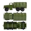 TimMee Plastic Army Men Trucks - OD Green M34 Deuce and a Half Cargo Vehicles US Made view 3