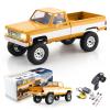 BEEZRC FMS 1/18 RC Crawler FCX18 Chevy K10 RC Truck RTR RC Car Official Licensed Model car 8km/h 4WD 900mAh Hobby RC Cars Remote Control Car with LED Lights Vehicle 4-Ch 2.4GHz Transmitter(Yellow) view 1