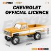 BEEZRC FMS 1/18 RC Crawler FCX18 Chevy K10 RC Truck RTR RC Car Official Licensed Model car 8km/h 4WD 900mAh Hobby RC Cars Remote Control Car with LED Lights Vehicle 4-Ch 2.4GHz Transmitter(Yellow) view 3