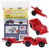 TimMee Combat Patrol Willys & Artillery - Red 4pc Playset USA Made view 1