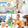 BBnote 48PCS Stack Game for Adult & Kids, Tetra Board Tower Games for Family Travel Party, 2 Players Balance Stacking Toy, Team Toys Building Block view 4