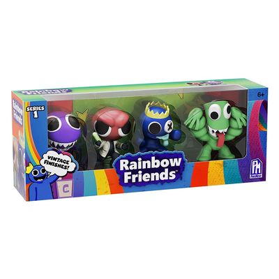 Rainbow Friends - Vintage Minifigure 4-Pack (Four 2.5" Collectible Figures, Series 1)