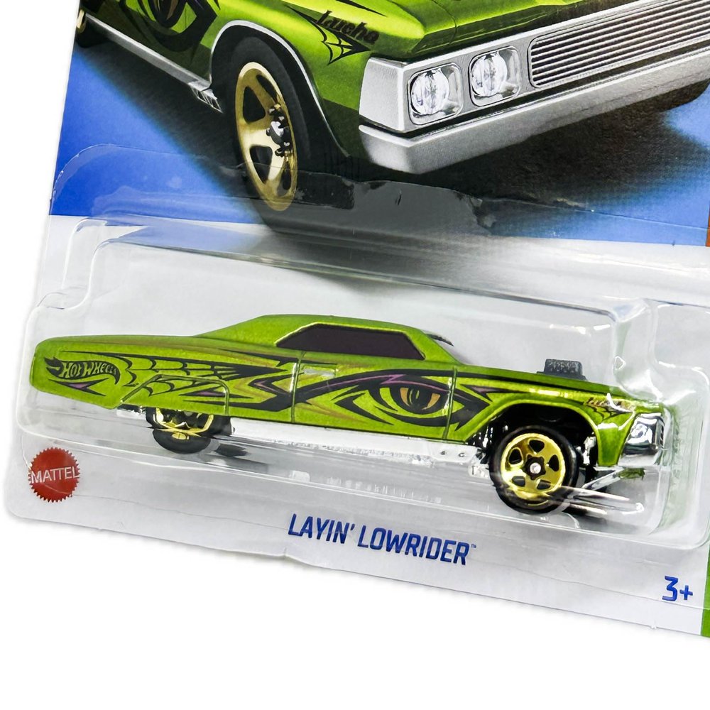 HotWheels Layin' Lowrider (Green) 2023 HW Slammed
