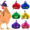 ComiMag 6 Pieces Chicken Hats, Doll Hats, Bear Clothes, Stuffed Animal Clothing, Chicken Helmets view 1