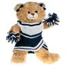 PLUSH TOYS WONDERLAND Navy and White Cheer Uniform with Matching Pompoms Outfit Fits Most 14" - 18" Stuffed Animal Toys Gift's Your Loved One, Toys! view 1