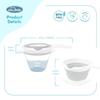 Collapsible Baby Rinse Cup - Lightweight Water Container, Foldable Scoop, Space-Saving Bathing Solution for Babies and Toddlers view 3