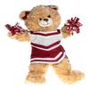 Cheer Uniform Outfit for Plush Animal Teddy Bear - Fits Most 6"-10" Plush Soft Toys Adorable & Cozy Maroon and White Cheerleader Costume Plushie Buddy Bear - Playful Gift for Kids view 1