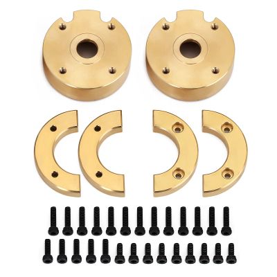 127g/pcs Heavy Brass Outer Portal Drive Housing RC Crawler Car for for Traxxas TRX4 TRX6 8251 Upgrade Parts Modification Accessories