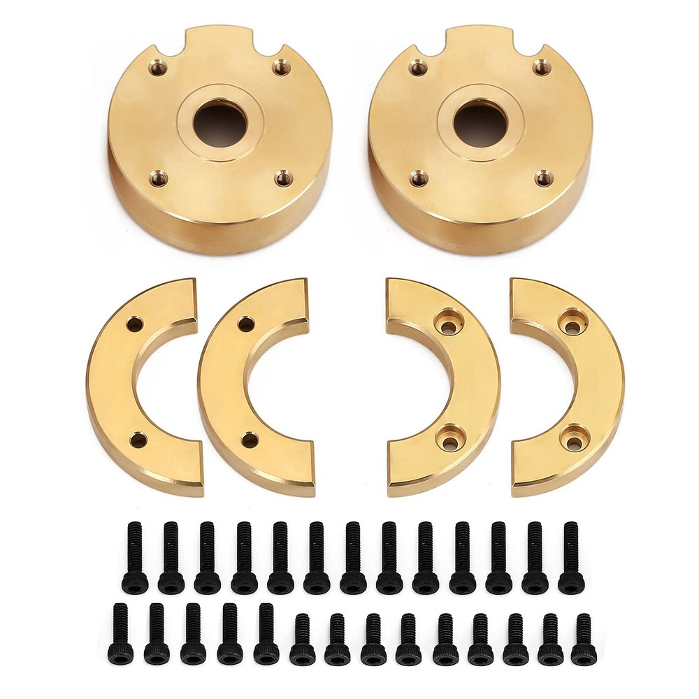 127g/pcs Heavy Brass Outer Portal Drive Housing RC Crawler Car for for Traxxas TRX4 TRX6 8251 Upgrade Parts Modification Accessories