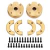 127g/pcs Heavy Brass Outer Portal Drive Housing RC Crawler Car for for Traxxas TRX4 TRX6 8251 Upgrade Parts Modification Accessories view 1