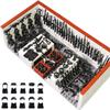 ELEFOCUS WW2 Military Base Building Blocks Set  520 PCS Army Weapons Pack with SWAT Gear, Miniguns, Custom Guns, and 10 Soldier Figures  Kids Army Playset Compatible with Major Brands view 1
