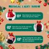 Gfilay Animated Santa Claus Toy,Singing and Dancing Santa with LED Face and Jingle Bell Song,Christmas Indoor Home Party Decoration view 4
