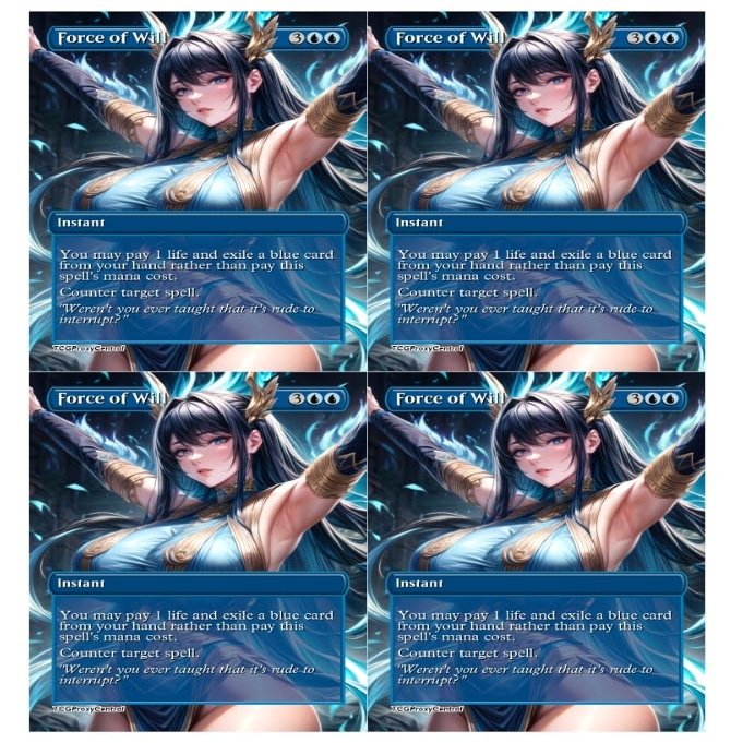 4x | Force of Will #2 | Anime | Full Art | Foil or Non-Foil (Non Foil)