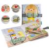 Taf Toys Busy Book for Toddlers 1-3 - Montessori Activity Book with 12 Sensory Learning Activities - Develops Fine Motor Skills and Early Numeracy Through Play view 1