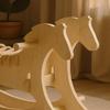 ENZZAMBLA | Infanzzia Children's Wooden Horse Sturdy and easy to assemble for children aged 1 to 5 Encourages creativity and imaginative play view 2