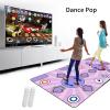Bewinner Double Dance Mat 63 x 36.6inch, Musical Electronic Dance Pad with 2 Remote Controls, Comfortable Adult Kids Dance Games Floor Mat for TV, Christmas Birthday Gifts view 2